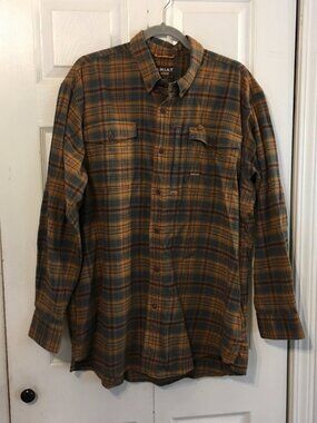 NWOT Ariat Men's Rebar Flannel Durastretch Long Sleeve Work Shirt